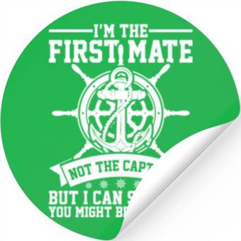 Discover First Mate Sailboat Boat Crew Stickers