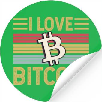 Discover I Love Bitcoin Stickers