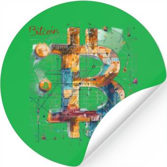 Discover Pi day 3.14 Crypto Bitcoin Math Hidden Code Stickers