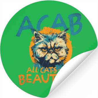 Discover ACAB All Cats Are Beautiful Stickers