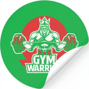 Discover Gym warrior Stickers