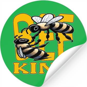 Discover Bee Kind, Compassionate Bee Message Stickers