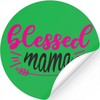 Discover Blessed Mom Stickers