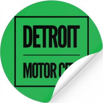 Discover Basic Detroit Design Stickers