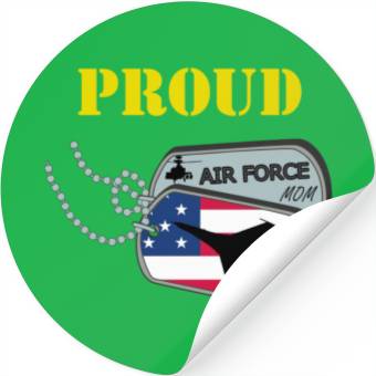 Discover Proud Air Force Mom Stickers