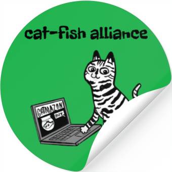 Discover Cat-fish alliance Stickers