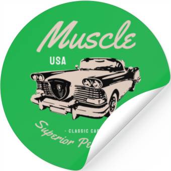 Discover Muscle car superior performance Stickers