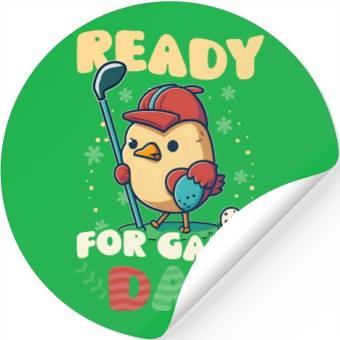 Discover Golf Easter Ready Game Day Stickers