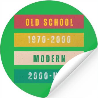 Discover Old school since 80s Stickers