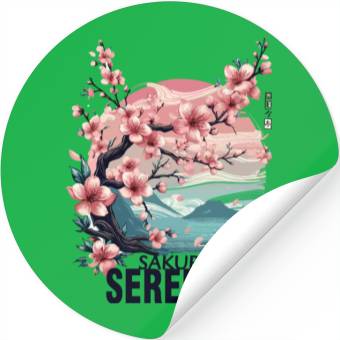 Discover Sakura serenity Stickers