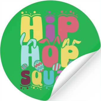 Discover Easter Hip Hop squad Easter Day Stickers