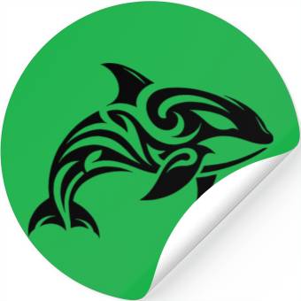 Discover Pretty orca T Tattoo style Stickers