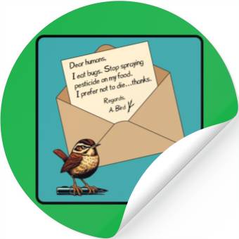 Discover Cute Little Angry Bird Design Stickers