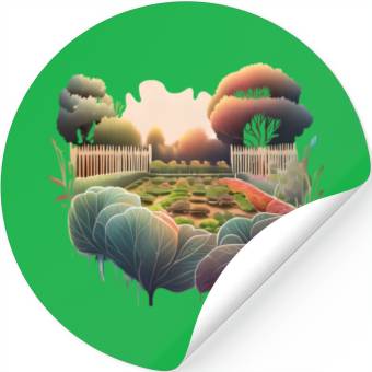 Discover Vegetable Garden Stickers