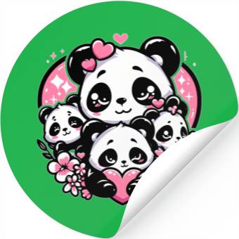 Discover Panda Love Stickers