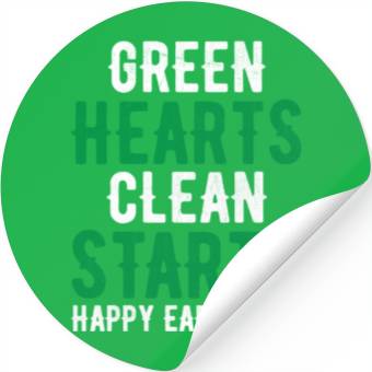 Discover Clean Start Earth Day Stickers