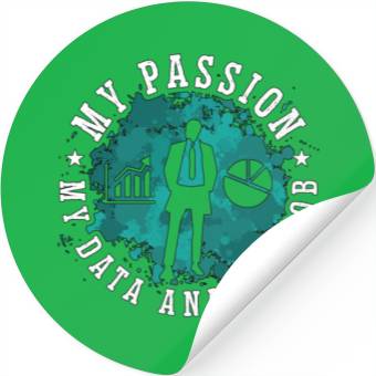 Discover Data Analyst My Passion My Data Computer Science Stickers