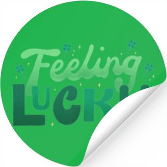 Discover Feeling Lucky Stickers