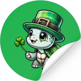 Discover St. Patrick's Turtle Celebration Stickers