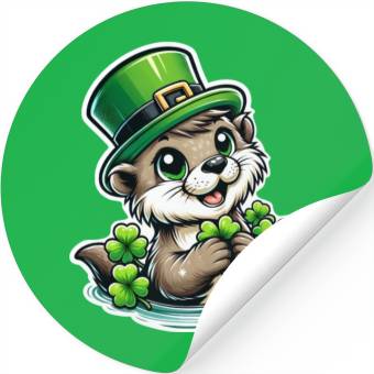 Discover St. Patrick's Otter Fun Stickers