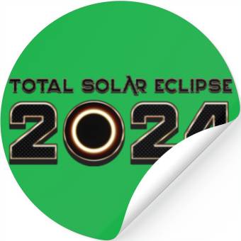 Discover 2024 Total Solar Eclipse - Science Stickers