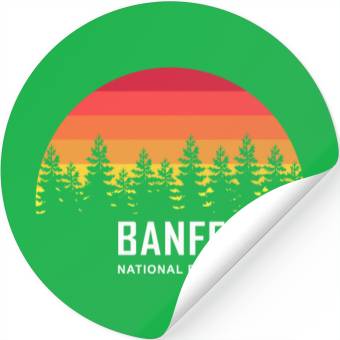 Discover Banff National Park Stickers
