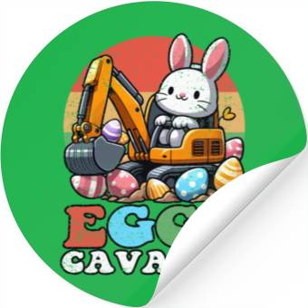 Discover EGGSCAVATOR EASTER Stickers
