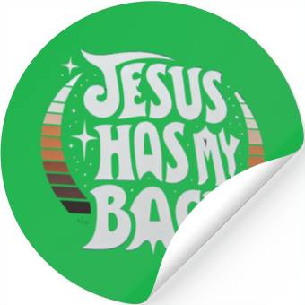 Discover Jesus Has My Back 23 Stickers