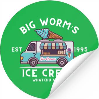 Discover Ice cream van Stickers