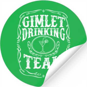 Discover Gimlet Drinking Team Stickers - Cocktail Alcoholic