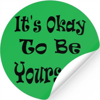 Discover Be Yourself Again Stickers