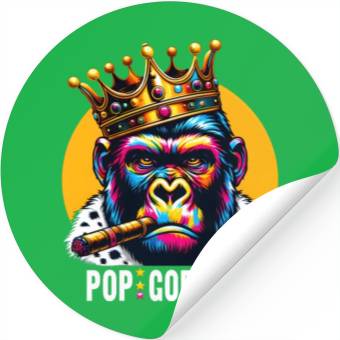 Discover Pop Gorilla Stickers