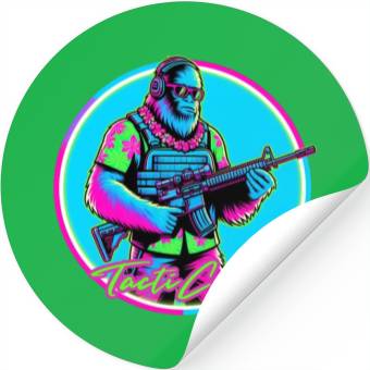 Discover Gorilla Party Time Stickers