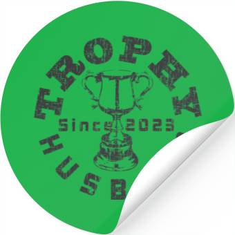 Discover Trophy Husband 2023 Gray Stickers
