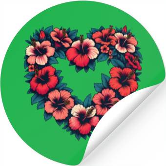 Discover Hibiscus Stickers