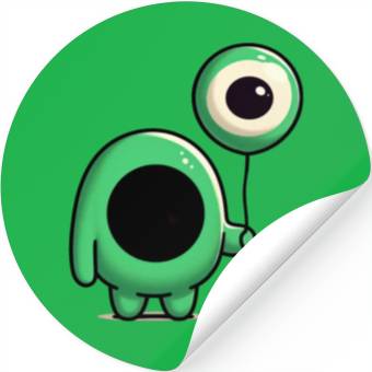 Discover Eye Balloon Stickers