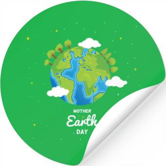 Discover Earth day Stickers