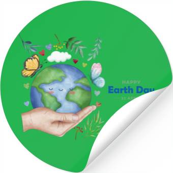 Discover Earth Day Stickers
