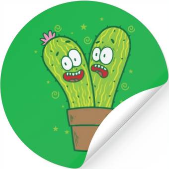 Discover Cactus Plants Nature Stickers