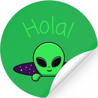 Discover Hola Alien Stickers