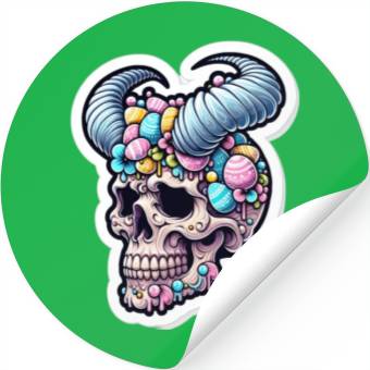 Discover Sweet Reverence: Easter Sugar Skull Stickers
