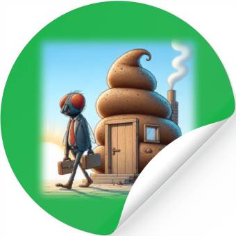 Discover Business Fly Stickers