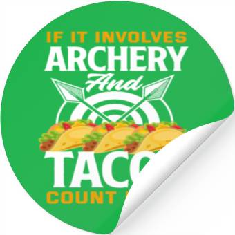 Discover Archery Tacos Stickers