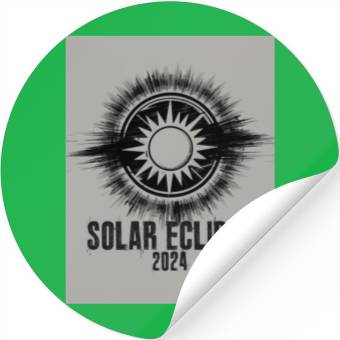 Discover Solar Eclipse 2024 Naturally Phenomenal Stickers