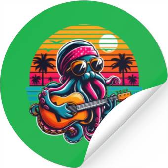 Discover The Musical Octopus Stickers