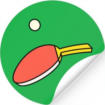 Discover Ping Pong - Paddle & Ball Stickers