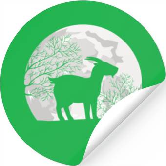 Discover MOON GOAT DESIGN Stickers