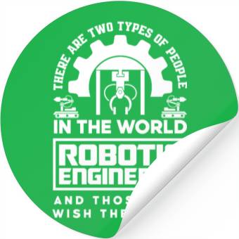 Discover Funny Robotics Robot Engineering Programming Stickers