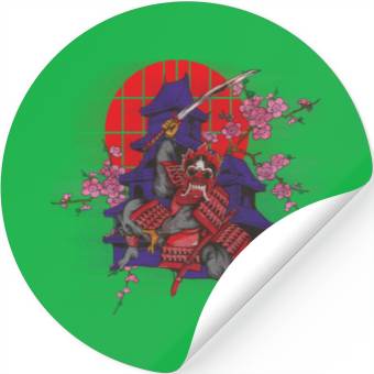 Discover Samurai mask Stickers