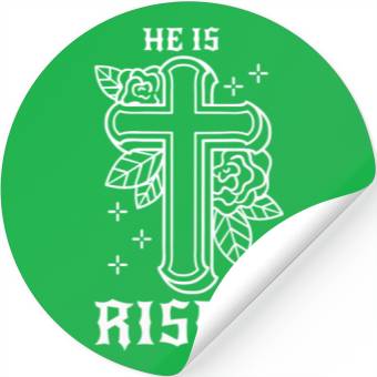 Discover He Is Risen Easter Jesus Resurrection Christian Stickers